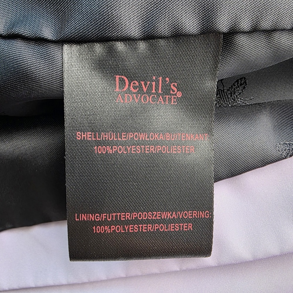 Devil's Advocate Women's Jacket Lavender Coach  M Pastel Snap Front‎ Lightweight - Picture 5 of 9